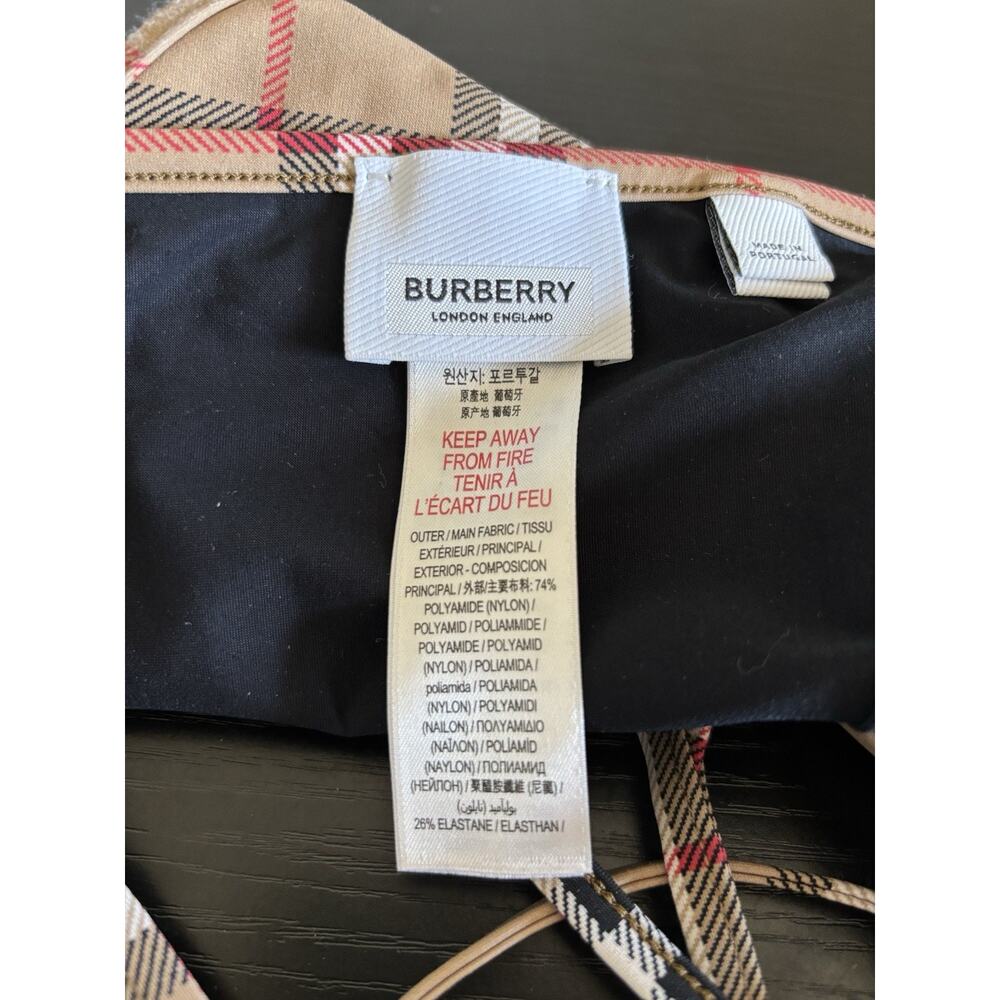 BURBERRY - Classic Check 2 Piece Bikini - Size Large - Picture 5 of 8